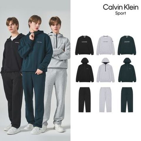 CK스포츠 26SS 남성 하프집업 셋업 3종세트