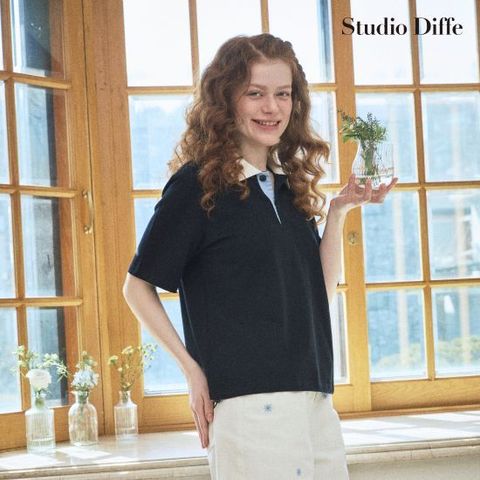 스튜디오디페 26SS 카라 티셔츠 2종