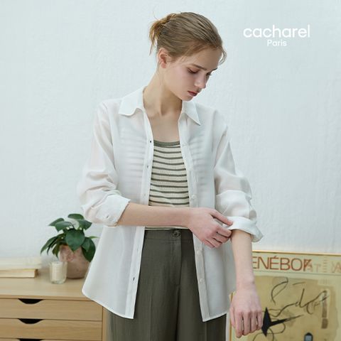 [파격기획가] 텐셀 글로우 시어 블라우스 3종