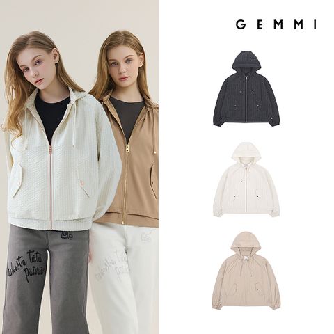 GEMMI 26SS 후디 스트링 자켓 여성