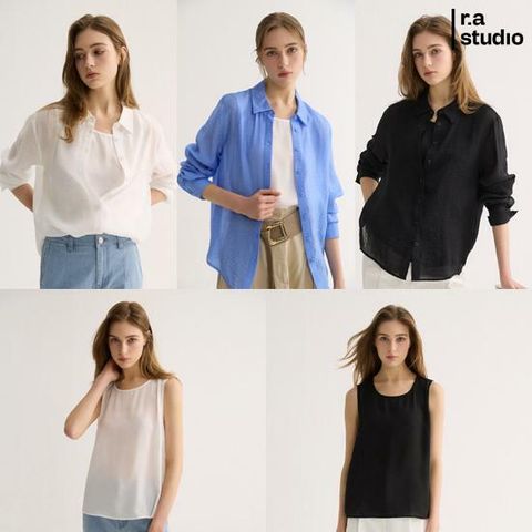 [삼성카드5%할인]26SS ♥라스튜디오♥ 시어 블라우스3종+이너 2종