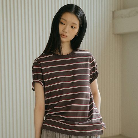 26SS USA코튼®100% 스트라이프 티셔츠 5종