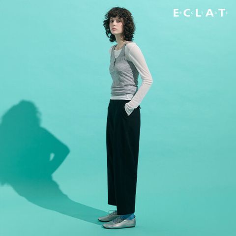 [에끌라뜨]26SS 스트레치 세미 배럴 밴딩 팬츠 3종