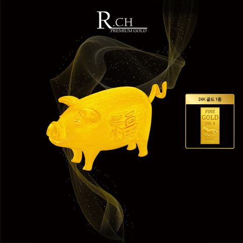 ○ 24K 순금 아기 복 돼지 싱글세트 + 24K 순금 골드1종