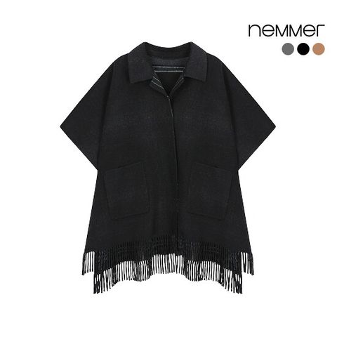 25FW 울100 리버시블 케이프코트 