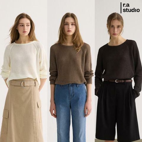 [삼성카드5%할인]26SS ♥라스튜디오♥  크로쉐 니트 3종