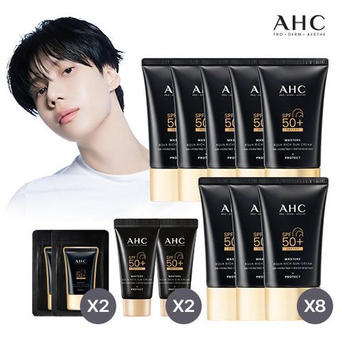 [2026 NEW] AHC 마스터즈 아쿠아 리치 선크림 더블