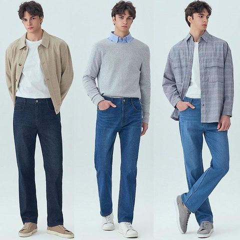 뱅뱅 26SS 남성 봄 라이크라 스트레이트 데님 3종
