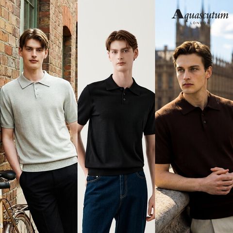 아쿠아스큐텀 26SS 남성 브리티시 썸머 니트 3종