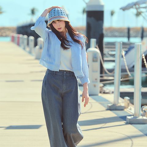 26SS 유럽산 슬링키 스트레이트 데님팬츠