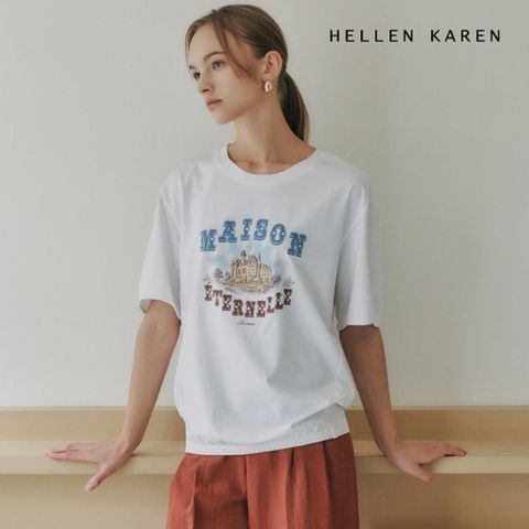 [헬렌카렌] 26SS 블루종 아트웍 티블라우스 3종