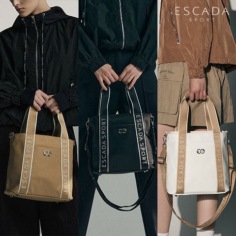 에스카다스포츠 26SS 최신상 여성용 로고웨빙 토트백[상시가 299,000원]