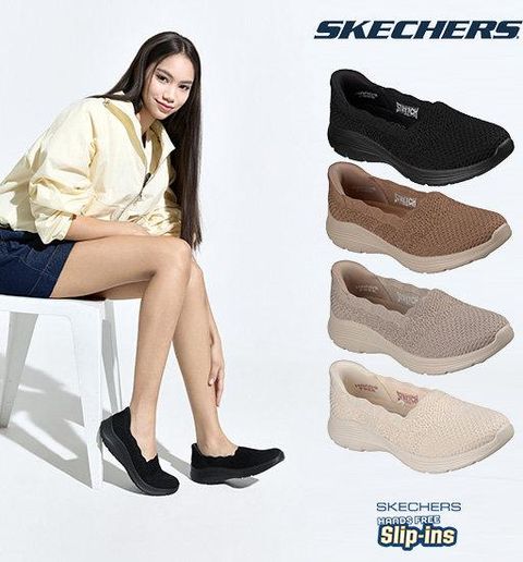 스케쳐스 26SS 최신상 여성용 베드포드 슬립인스 슬립온