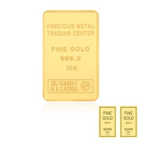 (방송에서만) 한국금자산관리 KGAM 24K 순금 골드바 20.0g+추가