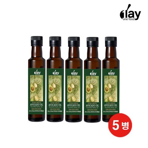 [5병] 원데이원푸드 엑스트라버진 아보카도오일 (250ml x 5병)