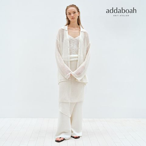 25SS 프렌치 린넨 블렌디드 세미 와이드 팬츠