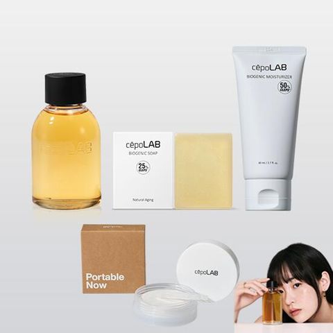[세리포리아] 세포랩 바이오제닉 에센스 올인패키지(100ml1병+솝1개+모이스처라이저 80ml 1개+밀책패드1개)