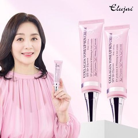 (엘루자이) 콜라겐 톤업 선크림 2EA