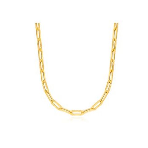 한국금자산관리 KGAM 24K 순금 콤비 클립체인 목걸이