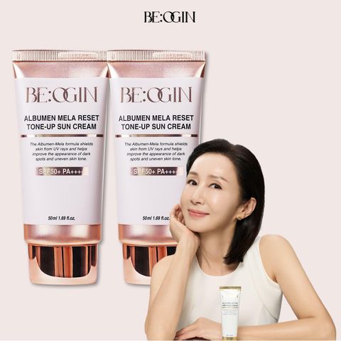 [1+1] 비오진 멜라리셋 톤업 선크림 50ml*2개