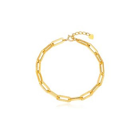 한국금자산관리 KGAM 24K 순금 콤비 클립체인 팔찌