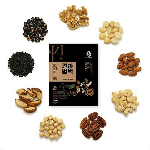 [삼성카드5%할인][강봉석조청] 명인조청 서리태 견과범벅 120g(15g x 8개)  x 10개 
