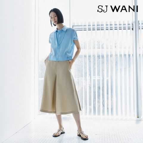 SJ와니 26SS 프렌치린넨 100 큐롯팬츠 1종