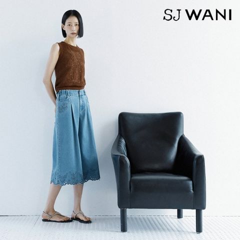 SJ와니 26SS 아일렛 펀칭 버뮤다 데님 1종