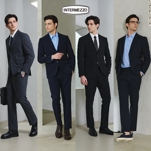 인터메조 26SS 워셔블+비즈니스 수트 2벌 세트