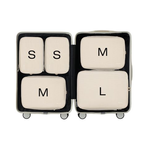 [28인치]여행 압축 파우치 캐리어세트 S+S+M+M+L