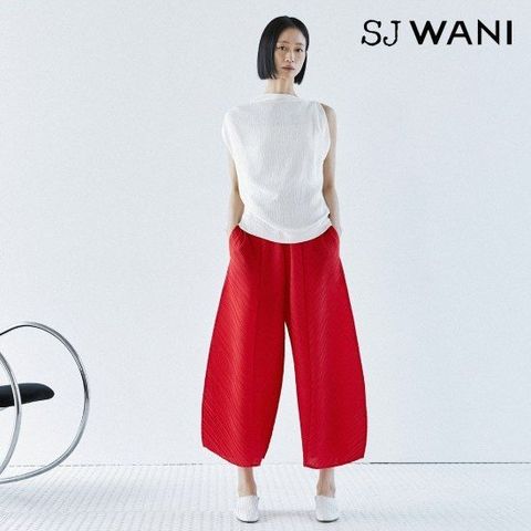 SJ와니 26SS 아키텍처 플리츠 벌룬 팬츠 1종