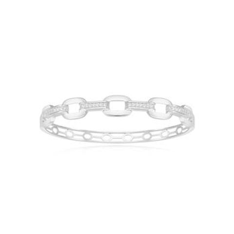 한국금자산관리 KGAM 925 실버 스톤 뱅글팔찌