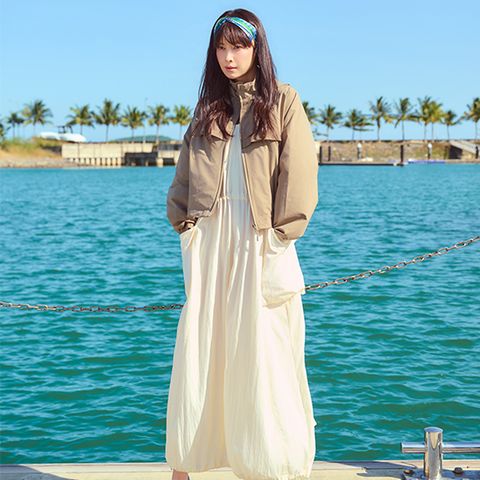 26SS 셔링 볼륨 실루엣 원피스