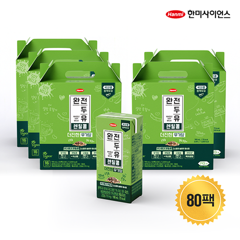 한미사이언스 완 전두유 더진한 렌틸콩 무가당 190㎖ 80팩