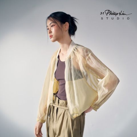 ○ 26 SUMMER 그리드 시스루 점퍼