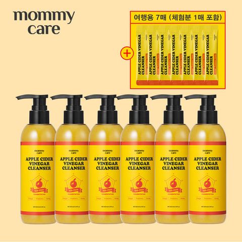 [방송에서만 대용량/마미케어] 애사비 클렌저 대용량 패키지(200ml x 6 + 2ml x 6 + 무료체험 2ml x 1)