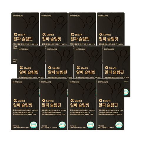 [Hmall] 지니트레저 알파슬림핏 12박스 / 알파CD 알파시클로덱스트린 