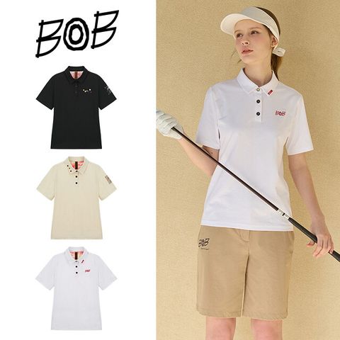 BOB 26SS 여성 반팔 카라티셔츠 3종