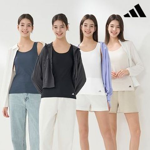 아디다스 클라이마쿨 피케메쉬 브라탑 4종_런닝형