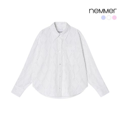 ○ 26SS 코튼 블렌디드 자카드 셔츠