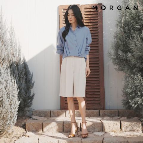 모르간 26SS 핀턱 버뮤다 팬츠