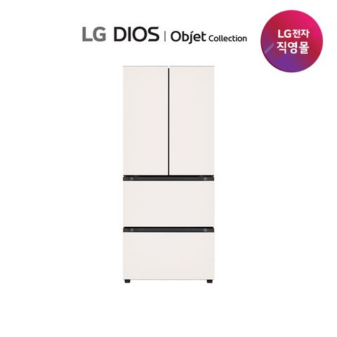 LG 디오스 오브제 김치톡톡 4도어 김치냉장고 402L Z403MEEF53
