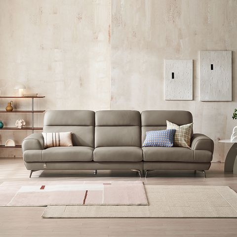 디오스 3.5인 전체 천연가죽 소파