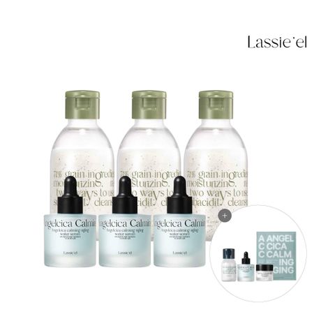 [삼성카드5%할인]라씨엘르 저자극스킨케어 클렌징+기초 풀패키지 