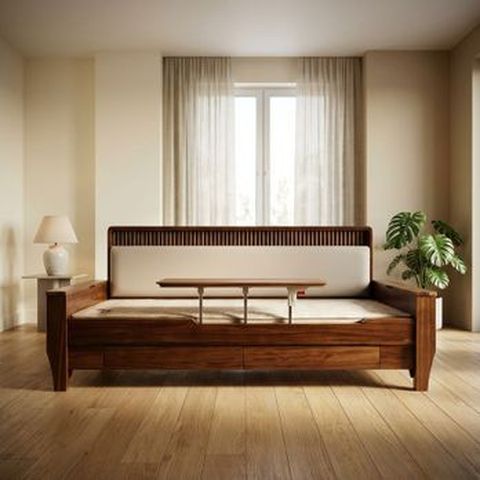 신라온돌흙침대 예가 가드형 카우치소파+리프트업테이블+협탁