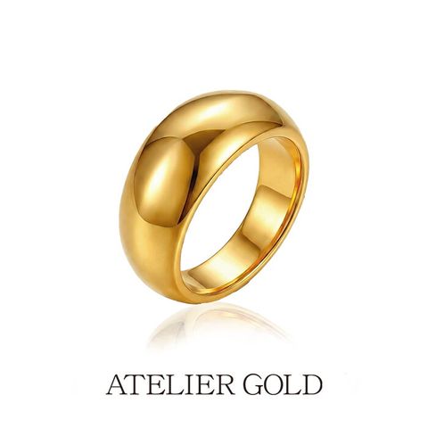 ◆ 24K 순금 엣지 볼륨 반지