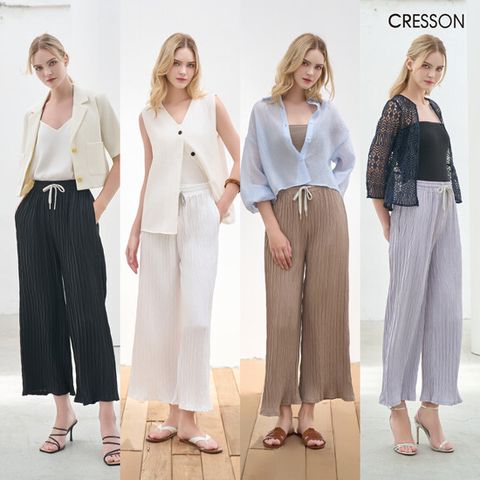 [크레송] 썸머 크리즈 밴딩 팬츠 (4종)