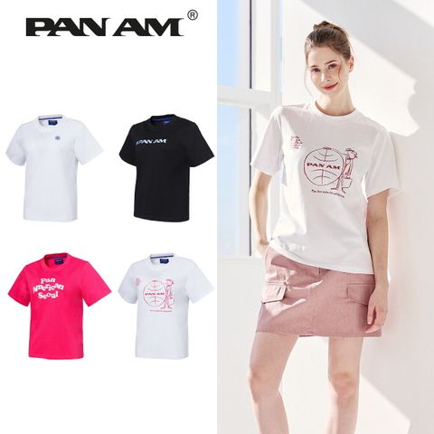 ○ 팬암 26SS 여성 반팔티셔츠 4종