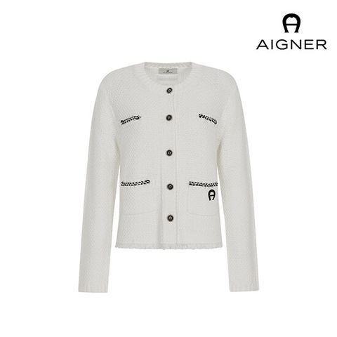 ＊[26SS] 트위드 니트 자켓