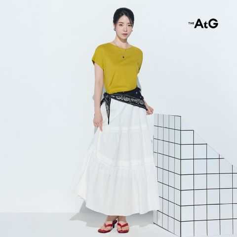 [미리주문10%]26SS 콤드코튼 100% 티어드 스커트